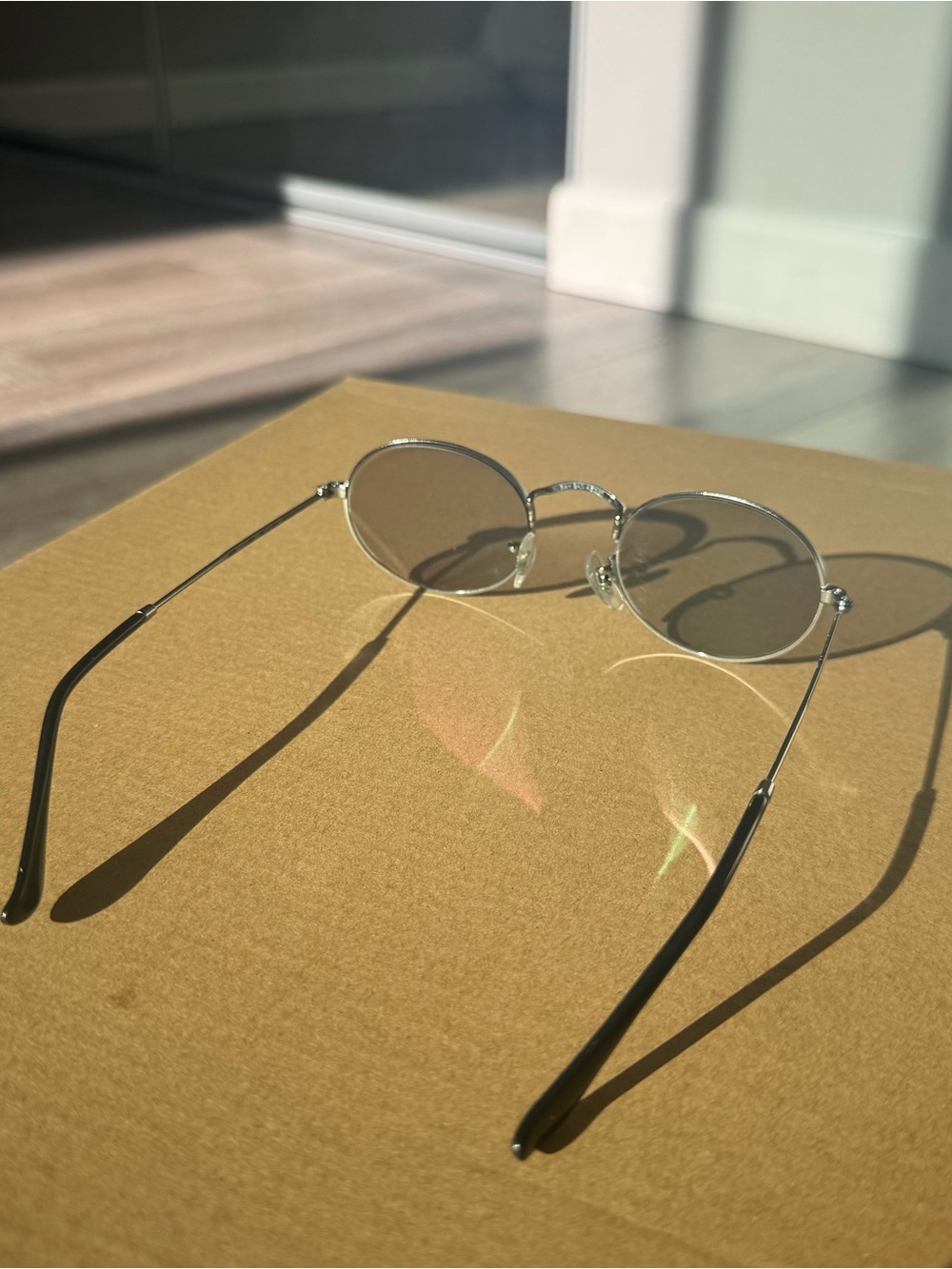 Ray-Ban Silver oval round Metal Frame Glasses - Picture 8 of 11